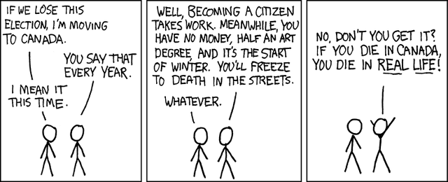 xkcd #180 - Canada